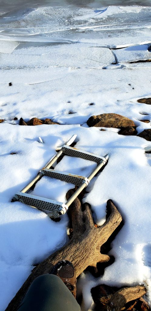 Guessing someone was pissed when they lost their ladder!